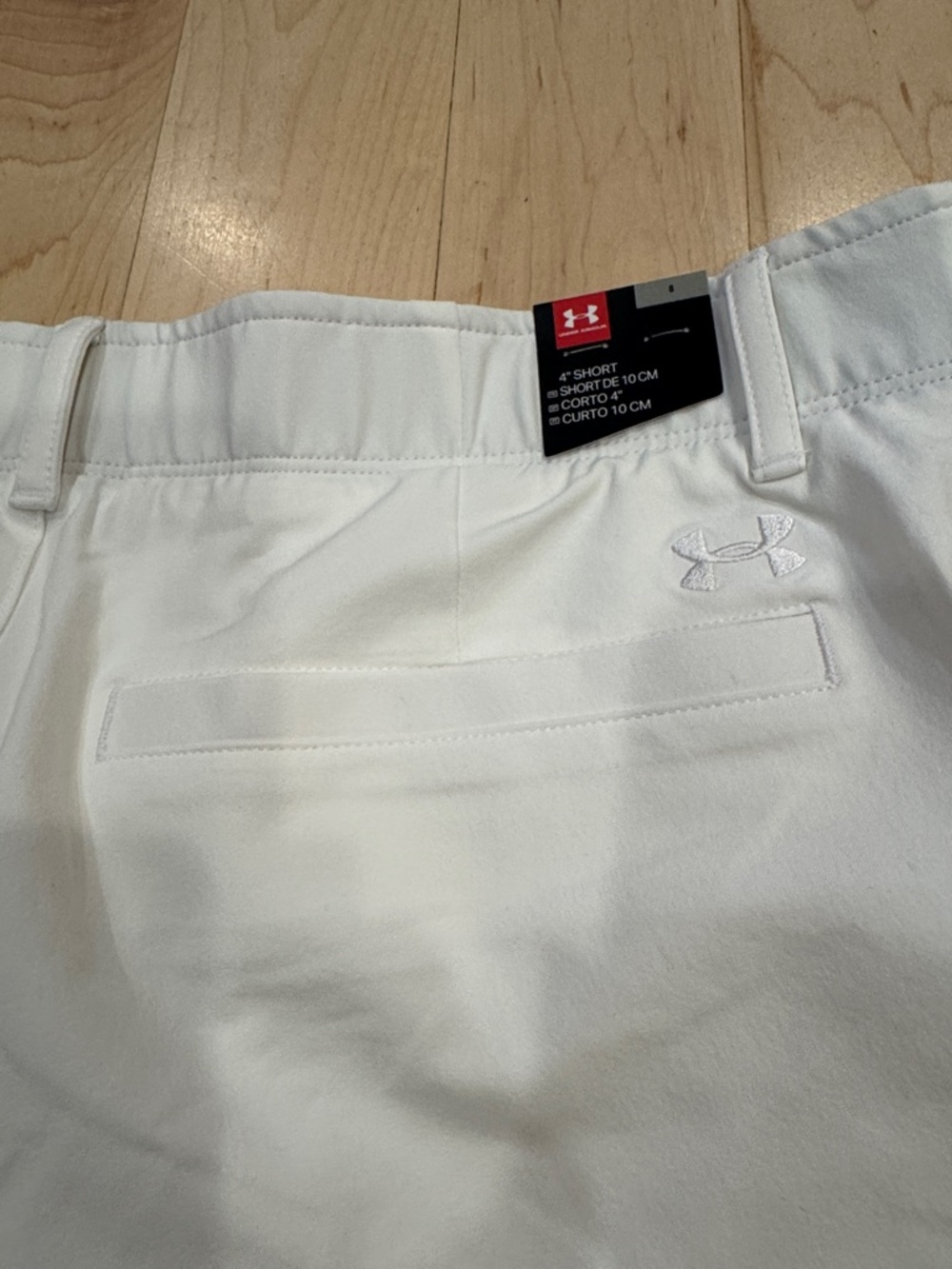 Under Armour Women’s White Heat Gear Athletic Shorts - Picture 6 of 6